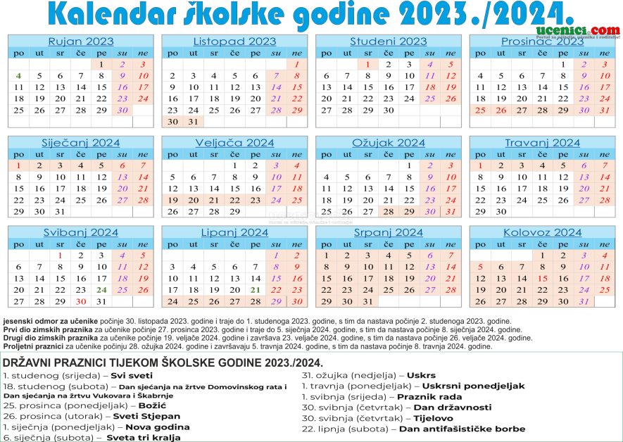 Kalendar Skolske Godine 2023 2024 Novo 885x628 1 